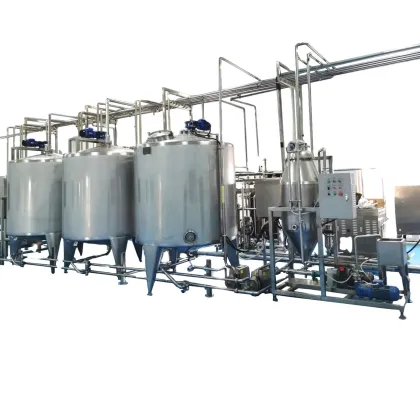 Oat Milk Production Line: 500L to 1000L Oat Machines and Milk Processing Equipment