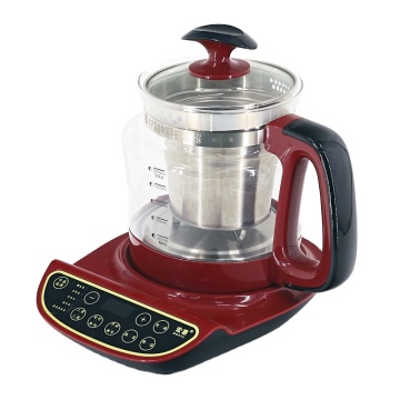Multi Borosilicate Glass شفافة 2L الطب الصيني وشاي غلاية كهربائية