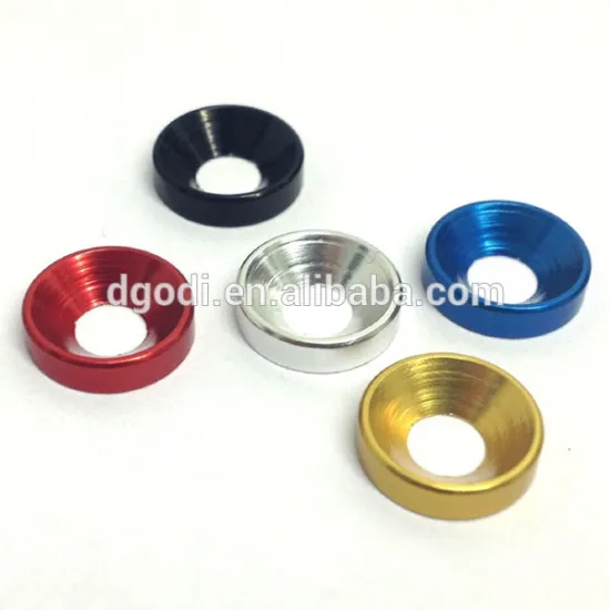 Aluminum fender washer/aluminum cup washers/aluminum countersunk washers