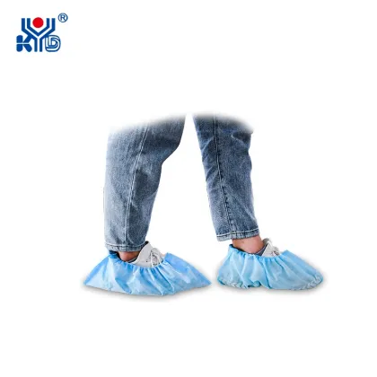 Single Use Blue PE Shoes Cover Machines Equipments