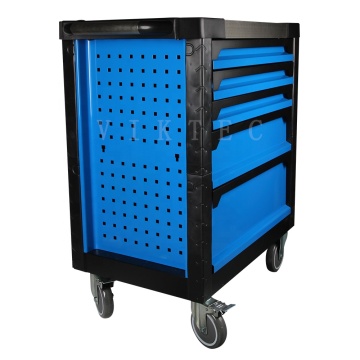 VIKTEC Professional Heavy Duty Stainless Steel Lockable Tool Cabinet with Workshop Hand Tools