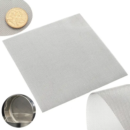 304 Material 1x1 300 Micron Expanded Stainless Steel Welded Wire Mesh