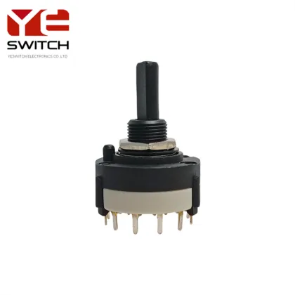 2 Pole 6 Positions PCB Mount Rotary Switch
