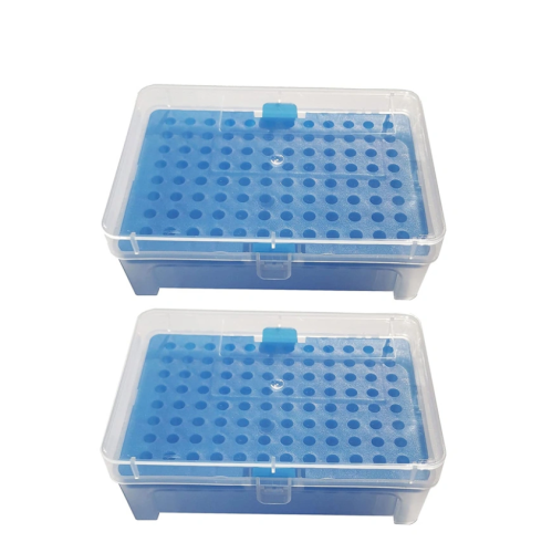 PP Rack Pipette Tipps Box 96wells