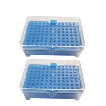 PP Rack Pipette Tips Box 96 Wells