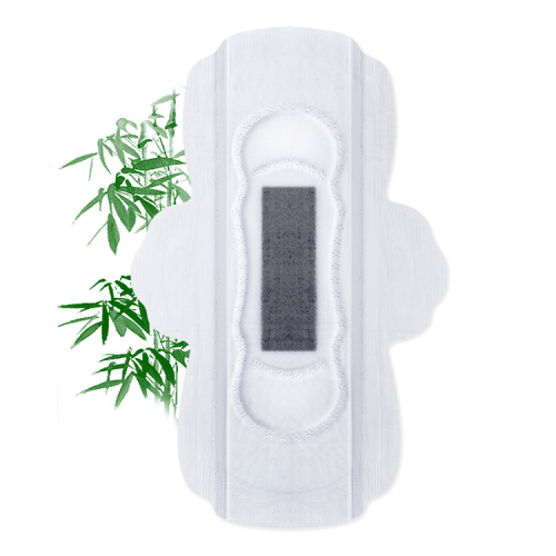 100% organic bamboo charcoal anion sanitary pad