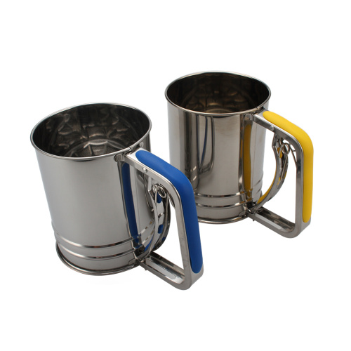 Manual Flour Sifter Stainless Steel Flour Sifter