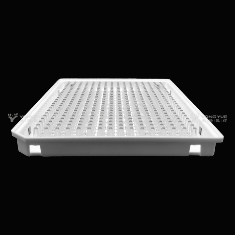 40ul 384 Well Pcr Plate Full Skirt White Frame Clear Tube