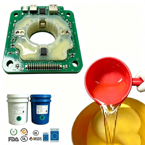 Blue Pharmaceutical Cleanroom HEPA Gel Seal | Low Viscosity Fast Flow Grade Two Component Tank Sealant Jelly Gel