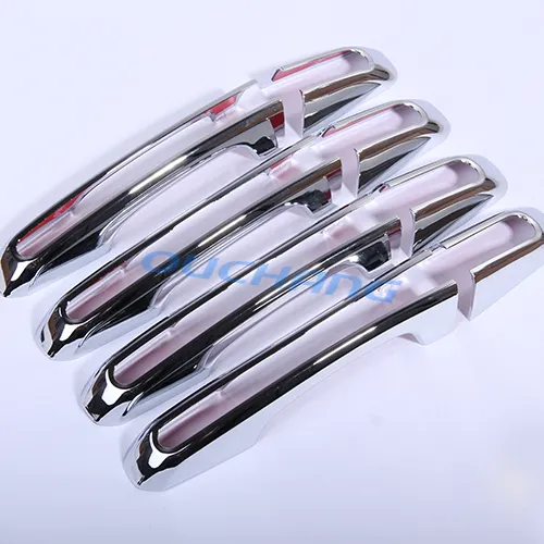 Chrome Door Handle Trim Accessories for Jaguar XE X760 XF X260 F-Pace X761 (2016)