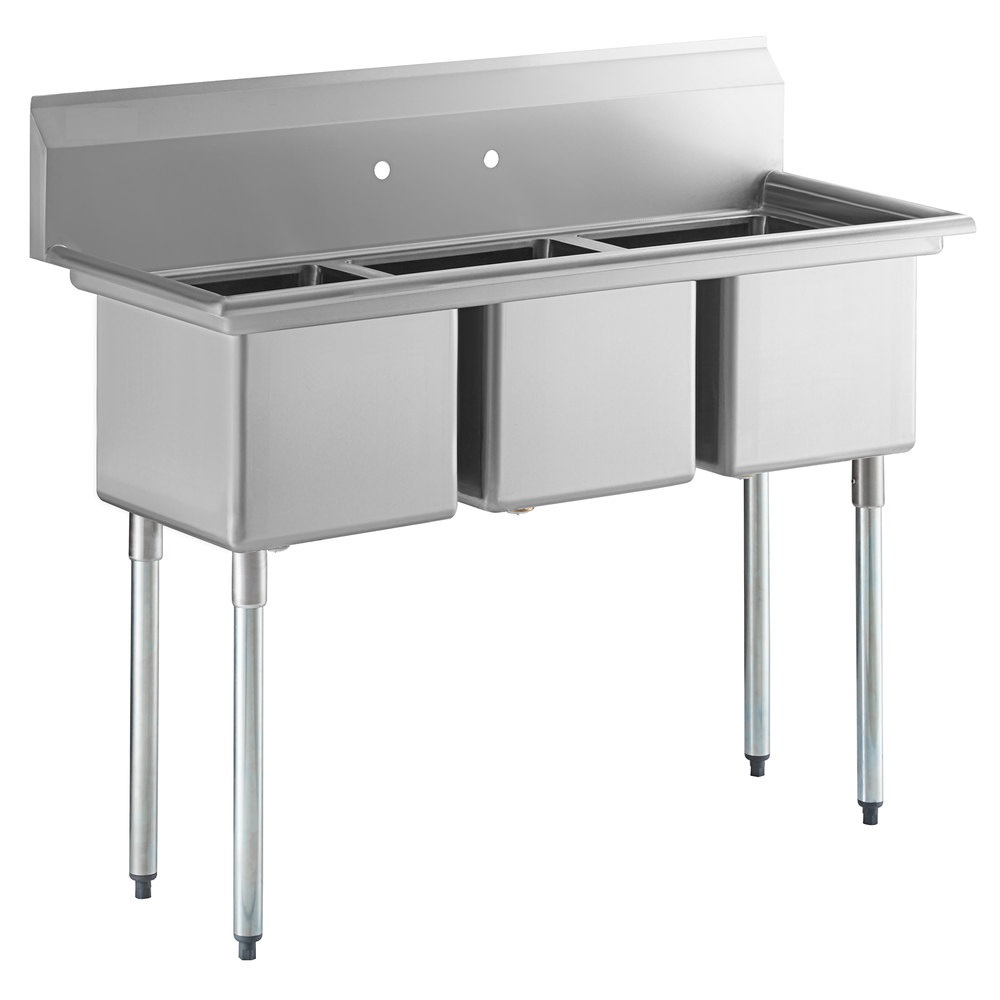 three compartment sink