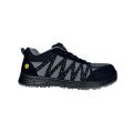 Paso activo Gray Flyknit Safety Shoe de seguridad