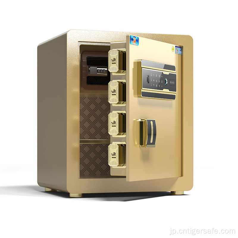 Tiger Safes Classic Series-Gold 45cmハイフィンガープリントロック