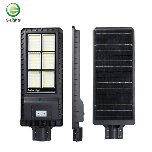 Preço de fábrica luz de rua solar all-in-one IP65 de 120w