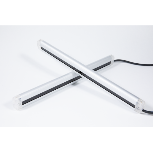 Белая ультратонкая фасадная решетка DQ20A-10