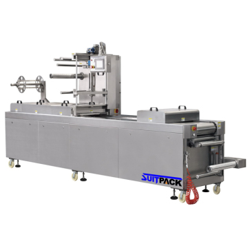 Mesin pembungkusan termoforming filem fleksibel vakum automatik