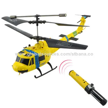 Radio-controlled plane with light