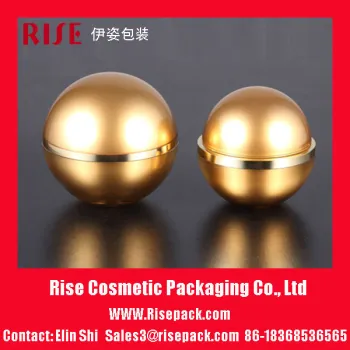 Ball Shape Plastic Jar For Cosmetic Packaging