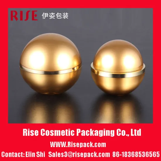 Ball Shape Plastic Jar For Cosmetic Packaging