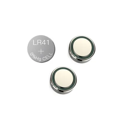 AG3 Button Battery 1.5V AG3/LR41 40mAh Button Alkaline Battery