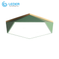 LEDER Led-vierkante plafondlamp