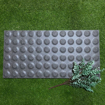 Factory Direct 300x600 mm in porcellana nera piastrelle di pavimentazione tattile, spessore 20 mm - Ideale per strada cieca, marciapiede e pavimenti in cortile