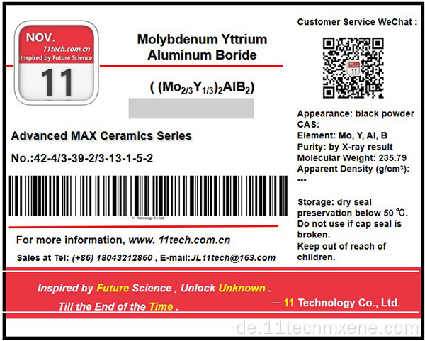 Maximale Phasenmaterialien (MO2/3Y1/3) 2ALB2