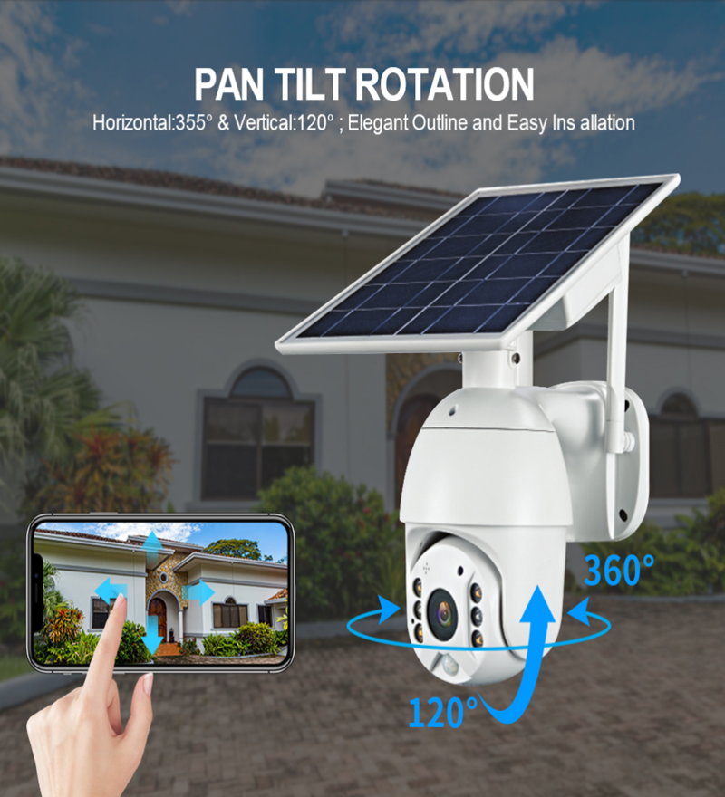 Solar 4G surveillance camera