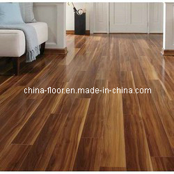 Cheap Glossy Walnut Laminated Floor for Indoor Use