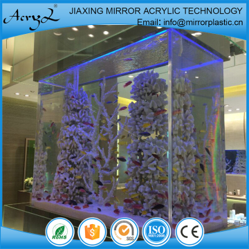 Manufacturer supplies exquisite acrylic aquarium tank