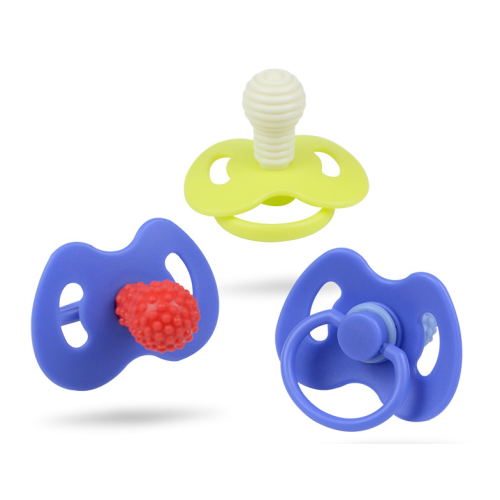 Silicone Rubber Dummy Thread Teething Nipples