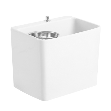 Hot Sale Hotel Bathroom Square Ceramic Outdoor Rectangle Vessel Sink