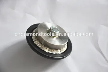 Vacuum Brazed Diamond Edge Profilers for marble edge polishing