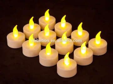 LED tealight candle flicking flameless led teal light battery operated led tealight candle
