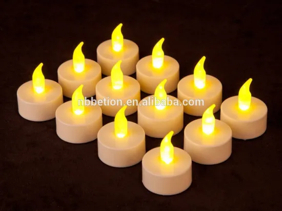 LED tealight candle flicking flameless led teal light battery operated led tealight candle