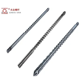 Malakas na duty na tungsten-carbide-coated auto-feed PVC extruder bariles at tornilyo