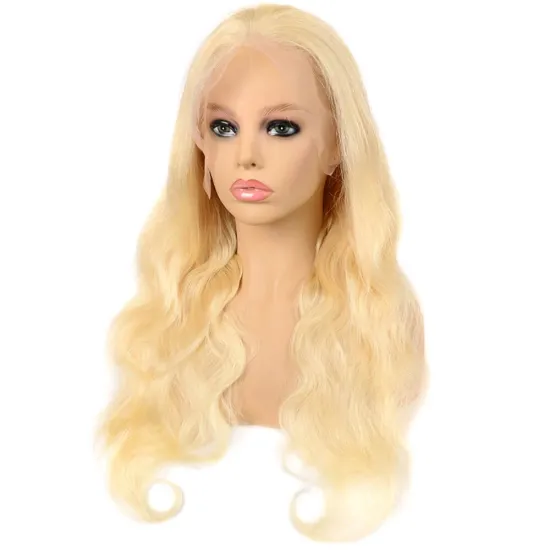 150% 180% Virgin Human Hair Lace Front Wig, 613 Human Hair Lace Wig, 13x6 613 Remy Body Wave Wig For Black Women