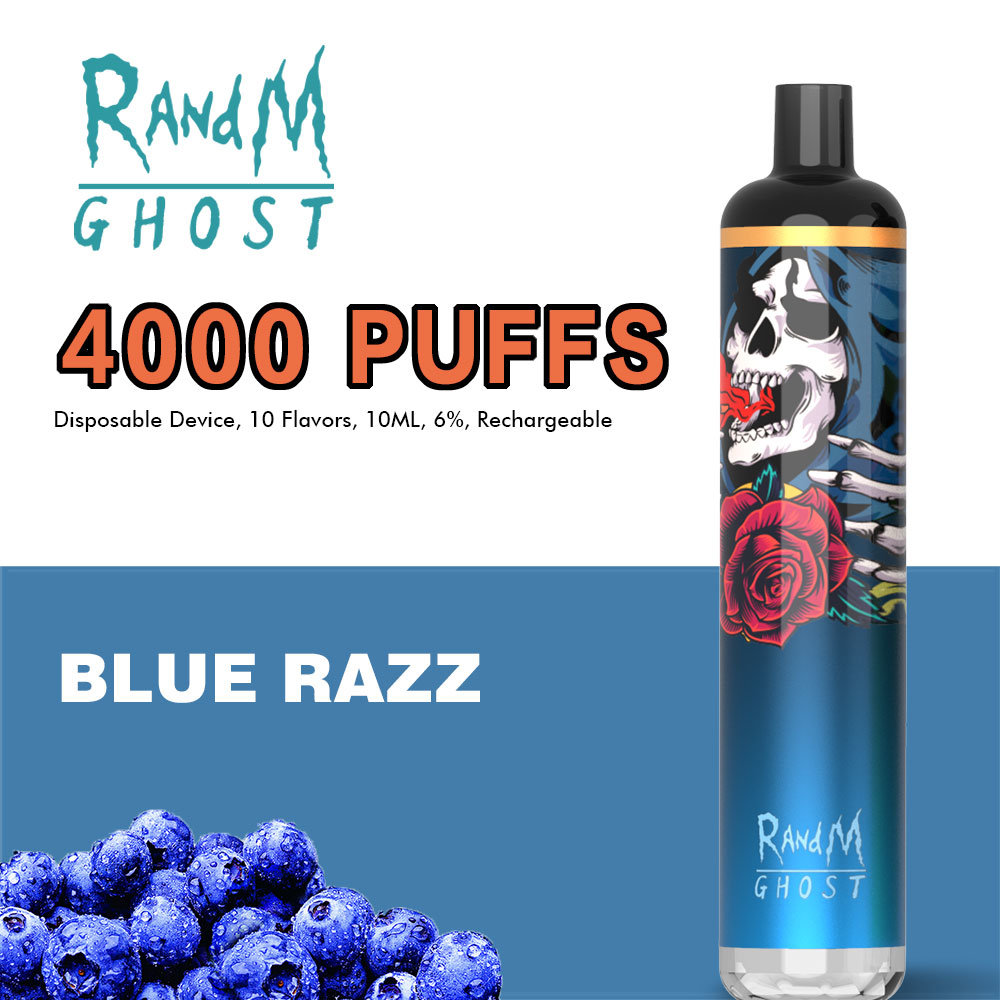 Randm Ghost 4000 Puffs قابلة للتخلص من السجائر الإلكترونية