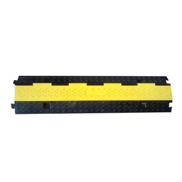2 channels rubber cable protector speed ramp