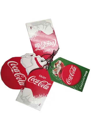 Paper Printed Famous Brands Hang Tag With String