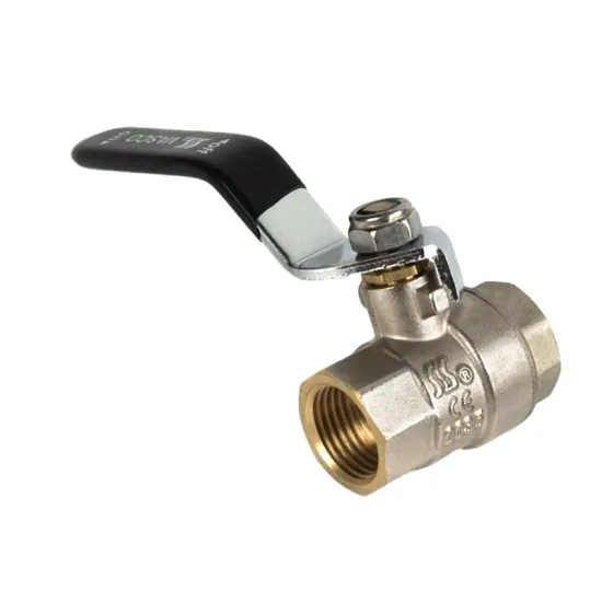 Forged Brass female water ball valve suitable for Pressure PN40 and  Brass Ball Valve with black Lever handle