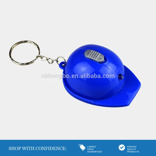 hot sale in US blue led helmet keychain with bottle opener