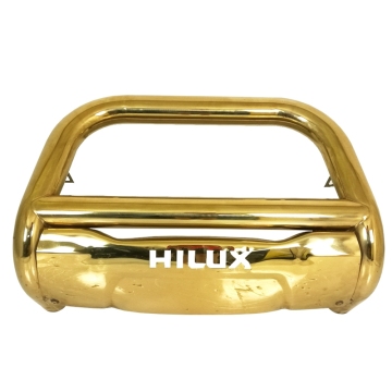Bull Bar Nudge Bar Gold plated front bumper