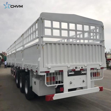 40ft Seitenwand-halb Fracht-LKW-Zaun-halb Anhänger