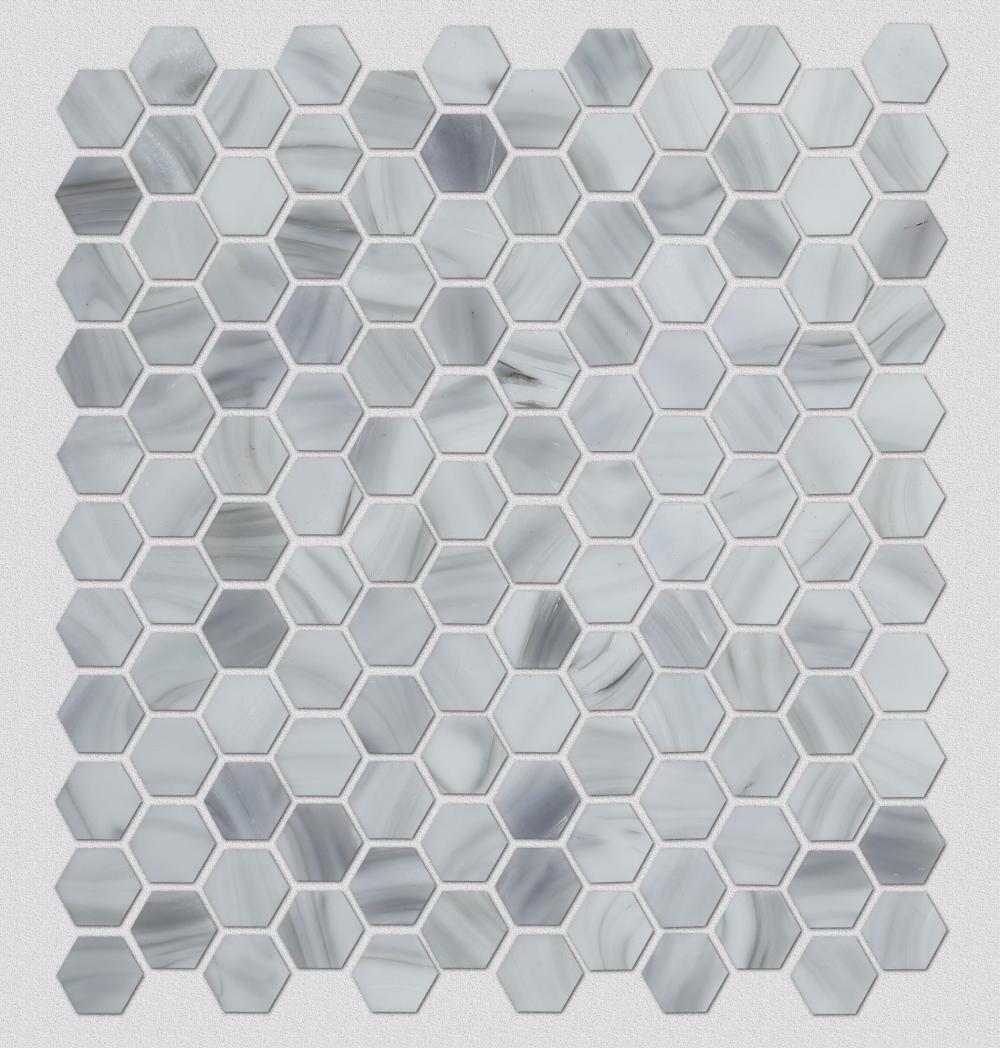 Kitchen Floor And Cabinet Wall Glass Mosaic Tiles