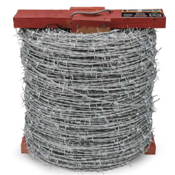 Galvanized or pvc coated barbed wire