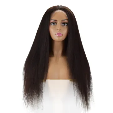 RTS Brazilian Long Women Hd Full Virgin Cuticle Aligned For Black Women Human Hair Wigs Lace Front