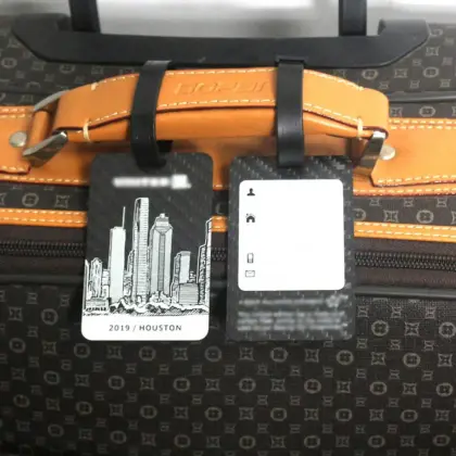 Carbon Fiber Luggage Tags