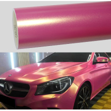 Matte diamante rosa carro de ouro envoltório vinil