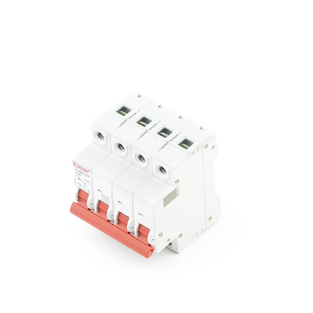 KORLEN patented mini circuit breaker 1A-63A 10KA MCB